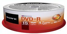 Load image into Gallery viewer, Sony DVD-R (15 pk Spindle)
