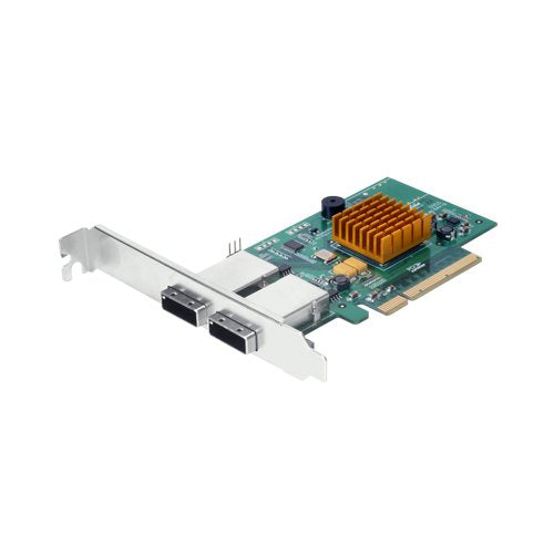 San Digital 2-Port Mini-SAS PCI-E PCIe x8 2.0 SAS/SATA 6G RAID Controller (RR2722)