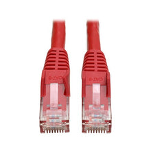 Load image into Gallery viewer, Tripp Lite Cat6 Gigabit Snagless Molded Patch Cable (RJ45 M/M) - Red, 15-ft.(N201-015-RD)
