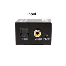 Load image into Gallery viewer, AutoWT Digital Coaxial Toslink Adapter with Optical Cable, 3.5mm Audio Cable and USB Power Cable
