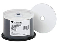 VERBATIM DVD-R Disc, 4.70 GB Capacity, 8X Speed - pkg. of 50