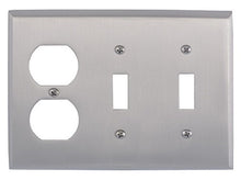 Load image into Gallery viewer, BRASS Accents M07-S4580-619 Quaker Switchplates, Satin Nickel
