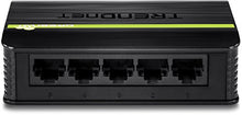 Load image into Gallery viewer, TRENDnet 5-Port Unmanaged 10/100 Mbps GREENnet Ethernet Desktop Plastic Housing Switch, 5 X 10/100 Mbps Ports, 1Gbps Switching Capacity, TE100-S5
