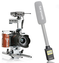 Load image into Gallery viewer, Saramonic UWMIC9 UHF Wireless XLR Microphone System with XLR Plug-in Transmitter, &amp; Receiver Unit with Camera Mount &amp; XLR/3.5mm Outputs
