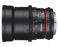 Samyang 35 mm T1.5 VDSLR II Manual Focus Video Lens for Canon DSLR Camera