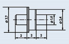 Load image into Gallery viewer, S.U.R. &amp; R Tools 3A726D Diode Gunn Oscillator 12.5-15.0 USSR 1 pcs
