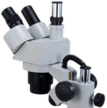 Load image into Gallery viewer, OMAX 10X-20X-30X-60X Trinocular Stereo Microscope with Dual Illumination System
