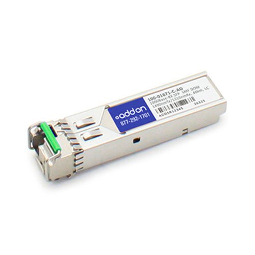 AddOn Calix 100-01671-C Compatible TAA Compliant 1000Base-BX SFP Transceiver (SMF, 1490nmTx/1310nmRx, 40km, LC, DOM)