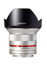 Load image into Gallery viewer, Rokinon RK12M-FX-SIL 12mm F2.0 Ultra Wide Angle Lens for Fujifilm X-Mount Cameras
