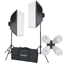 Load image into Gallery viewer, StudioFX 1600 WATT H9004S Digital Photography Continuous Softbox Lighting Studio Video Portrait Kit H9004S
