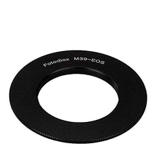 Load image into Gallery viewer, Fotodiox Lens Mount Adapter Compatible with M39/L39 Screw Mount SLR Lens to Canon EOS (EF, EF-S) Mount D/SLR Camera Body - with Gen10 Focus Confirmation Chip
