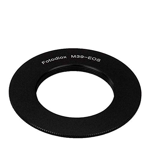 Fotodiox Lens Mount Adapter Compatible with M39/L39 Screw Mount SLR Lens to Canon EOS (EF, EF-S) Mount D/SLR Camera Body - with Gen10 Focus Confirmation Chip