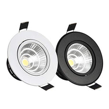 Load image into Gallery viewer, 1-Pack New COB Downlight Dimmable 5W Pure White 6000K Interior LED Recessed Lighting Fixture LED Ceiling Light
