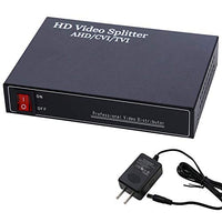 UHPPOTE BNC HD 1 in 4 Out Ports Video Splitter Security AHD CVI TVI Video Amplifier Distributor