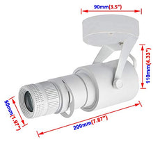 Load image into Gallery viewer, LUMINTURS 20W LED Ceiling Picture Spot Downlight Focus Adjustable Zoom Lamp Fixture Light White-Finish Warm white
