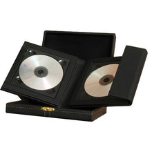 Load image into Gallery viewer, Neil Enterprises Supreme 2 Disc CD/DVD Folio with Leather Box and Gold Clasp - Case of 6
