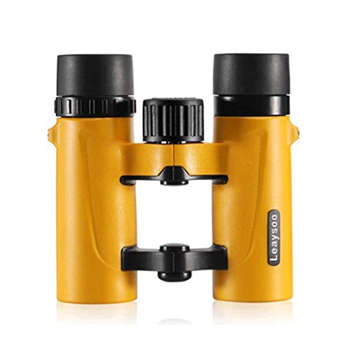 Binoculars,825 Compact HD Folding High Powered,Vision Clear, Waterproof Great for Outdoor Hiking, Travelling, Sightseeing Etc. (Color : Yellow)