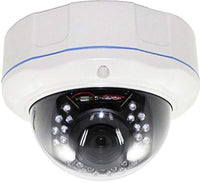 COP Security INS-D906W Dome Camera 1000TVL, 2.8mm~12mm Lens, 30pcs IR (75ft.), IR Cut, AC24V/DC12V, White