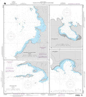 NGA Chart 21543-Plans On West Coast of Costa Rica; Plan A: Bahia Brasilito and Bahia Potrero