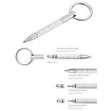 Load image into Gallery viewer, Troika Micro Construction Pen &amp; Stylus Key Ring, Yellow (KYP25YE)
