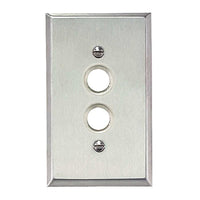 Switchplate Brushed Stainless Steel 1 Pushbutton | Renovator's Supply