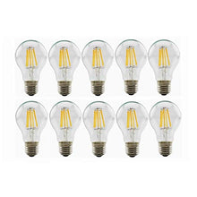 Load image into Gallery viewer, Low Voltage E27 LED Bulbs 6W A60 12V 24V 36V AC Edison LED Filament Bulb Lamp Light AC/DC12-36V for RV Camper Marine,Solar Power Light and Off Grid 10-Pack
