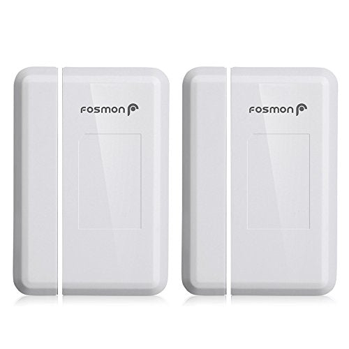 Fosmon 2 Pack WaveLink 51018HOM Add-On Door Contact Sensor Unit (No Receiver) - White