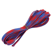 Load image into Gallery viewer, Aexit 16mm PET Tube Fittings Cable Wire Wrap Expandable Braided Sleeving Red Blue Microbore Tubing Connectors 5M Length
