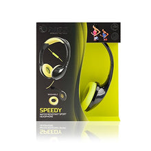 Load image into Gallery viewer, NGS Speedy - Foldable Stereo Headphones, Waterproof IPX4 with Built-in Microphone - Yellow
