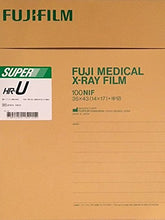 Load image into Gallery viewer, 14X17 X-RAY FILM GREEN FILM Fuji Super HR-U (newest version of HR-T)
