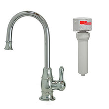Load image into Gallery viewer, Mountain Plumbing MT1853FIL-NL/PVDPN Traditional Mini Point-of-Use Drinking Faucet and Mountain Pure Water Filtration System with Curved Spout, Polished Nickel
