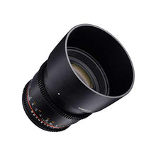 Load image into Gallery viewer, Samyang 85 mm T1.5 VDSLR II Manual Focus Video Lens for Micro Four Thirds Camera
