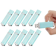 Load image into Gallery viewer, Topesel 10 Pcs 2 Gb Usb 2.0 Flash Drive  Bulk Pack Memory Storage Thumb Stick Light Blue
