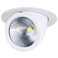 LUMINTURS 15W COB-Chipset LED Ceiling Recessed Down Light Fixture Flush Mount.