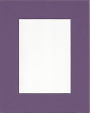 Load image into Gallery viewer, Pack of 2 24x36 Purple Picture Mats with White Core, for 20x30 Pictures
