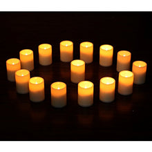Load image into Gallery viewer, ELEOPTION Indoor/Outdoor Flameless Resin Pillar led Candle with 4 &amp; 8 Hour Timer for Wedding Holidays Christmas (2)
