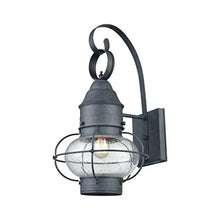 Load image into Gallery viewer, Elk Lighting 57171/1 Onion 1 Outdoor Aged Zinc Sconce

