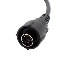 Load image into Gallery viewer, Tenq MINI DIN Plug 6pin Connect Throat Vibration MIC with Lock for KENWOOD TH-K2E TH-K2ET TH-K4 TH-K4AT HYT TC-268 TC-268S TC-270 Linton LT-2288 LT-3288 LT-6288 Radio
