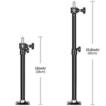 Load image into Gallery viewer, Neewer Wall Mounting Boom Arm 15-23.6 inches/38-60 Centimeters Adjustable Length with 1/4 inch to 3/8 inch Universal Adapter for Photo Studio Video Light, Monolights Photography
