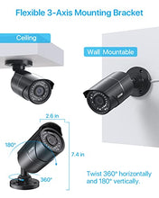Load image into Gallery viewer, ZOSI H.265+2MP Security POE Camera, 1920x1080, 120ft Night Vision, 3.6mm Lens, IP67 Weatherproof Indoor Outdoor IP Camera 1080p (Only work with ZOSI PoE NVR,Model: 1AR-08EM-00/10/20-US)
