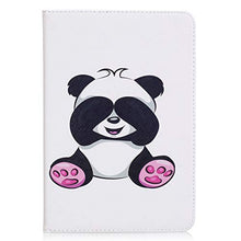 Load image into Gallery viewer, iPad Mini 4 Case, Newshine Synthetic Leather Stand Folio Protective Case Cover with Card Slots/Money Pocket for 2015 Release Apple iPad Mini 4, Baby Panda
