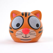 Load image into Gallery viewer, Zoo-Tunes Portable Mini Character Speakers for MP3 Players, Tablets, Laptops etc. (Tiger)
