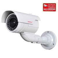 VideoSecu Fake Bullet Dummy Imitation Security Camera Simulated Decoy Infrared IR LED with Blinking Light WL4