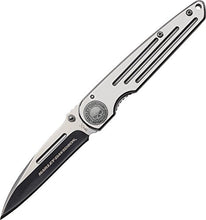 Load image into Gallery viewer, Harley-Davidson TecX TK-W Polished Stainless Knife, Willie G Skull Logo 52110
