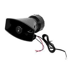 Load image into Gallery viewer, Wired Alarm Siren Horn, 12V Loud Horn Siren 7 Sounds Horn With Mic PA Speaker System For Car Boat Van Truck for Home Security Protection System
