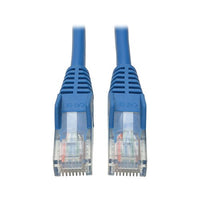 Tripp Lite Cat5e 350MHz Snagless Molded Patch Cable (RJ45 M/M) - Blue, 2-ft.(N001-002-BL)