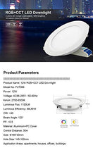 Load image into Gallery viewer, Mi.Light RGB+CCT Led Recessed Ceiling Downlight AC 85-265V 12W Controlled by Milight RGB+CCT Remote(Not Included) Or Smartphone APP Control Via Mi-Light WiFi Bridge iBox Hub (Not Include)
