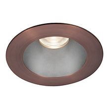 Load image into Gallery viewer, WAC Lighting HR3LEDT118PS830HCB Tesla PRO 3.5&quot; LED Round Open Reflector Trim with Light Engine 3000K Narrow Beam, 3500K (80+ CRI), Haze/Copper Bronze
