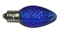 25-Pack 12 volt Blue Replacement LED Bulb Faceted Finish