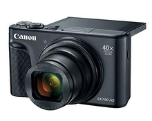 Load image into Gallery viewer, Canon PowerShot SX740 Digital Camera w/40x Optical Zoom &amp; 3 Inch Tilt LCD - 4K VIdeo, Wi-Fi, NFC, Bluetooth Enabled (Black) (Renewed)
